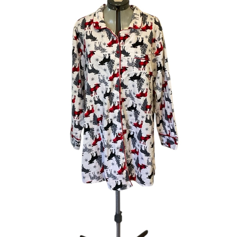 KayAnna flannel nightshirt size L